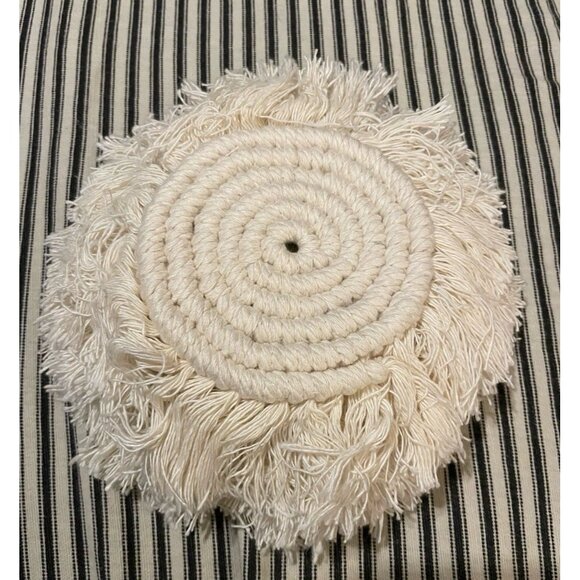 Macrame 5 piece‎ Coaster Set - Picture 1 of 5